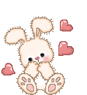 Gif animé coeur papillons